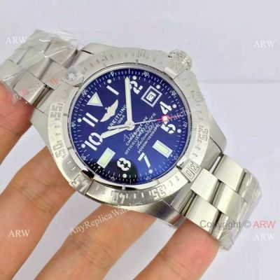 Knockoff Breitling Avenger Asian Eta2836 Black Dial Stainless Steel Fashion Watch